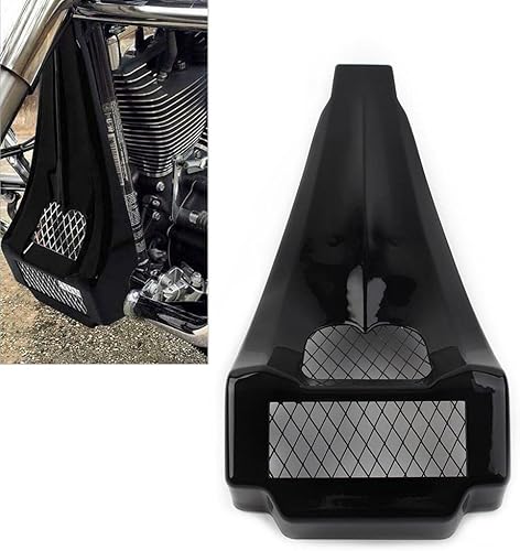 Miniatura 4 de FSFY - Alerón de barbilla estirado para motocicleta, ABS, color negro, para Harley Touring Electra Glide CVO Street Glide FLHTK FLTRSE FLTRU