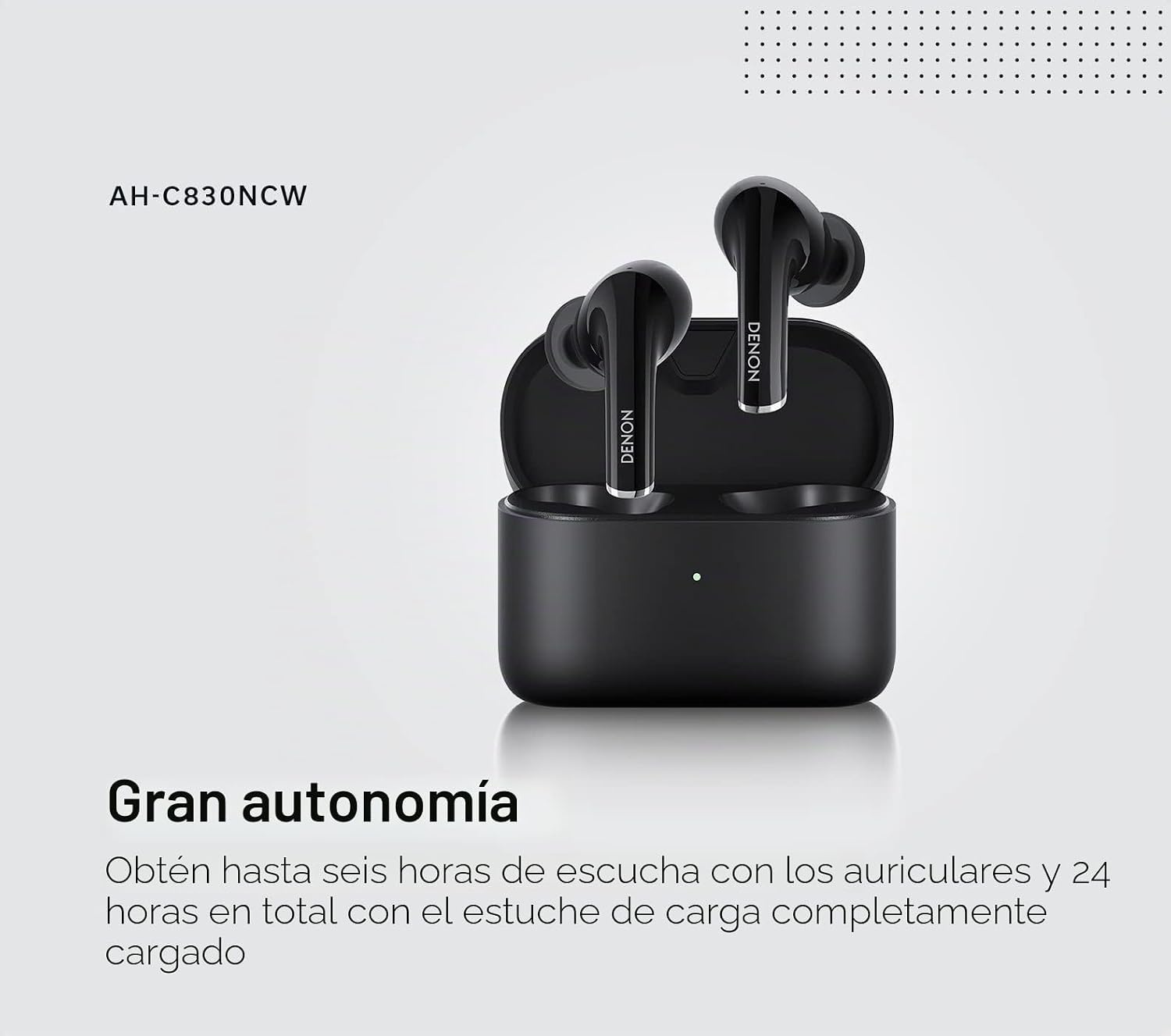 DENON Auriculares in-Ear con cancelación de Ruido, Blanco 6