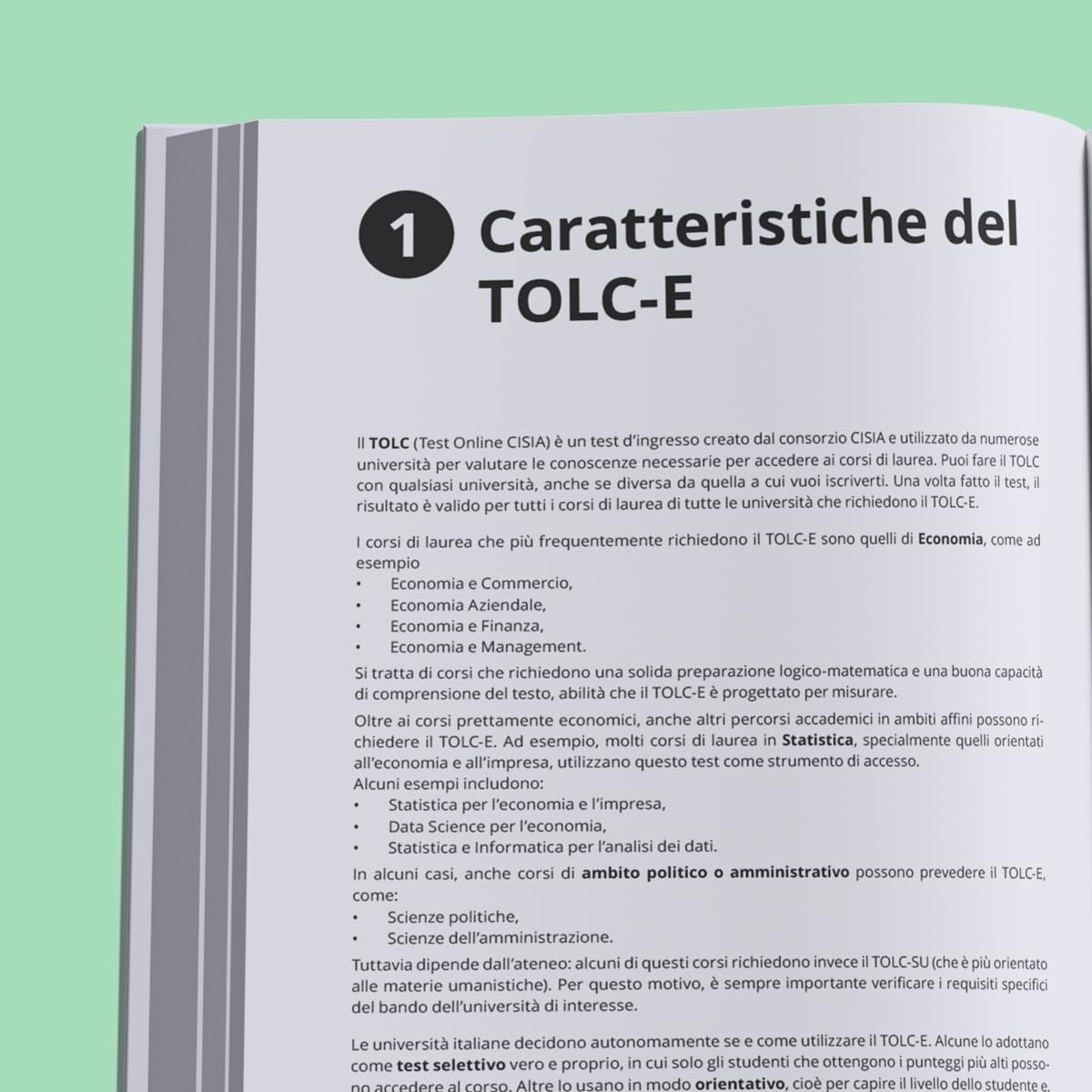 Accademia dei Test. TOLC-E. Economia. Manuale di pratica 2026/2027