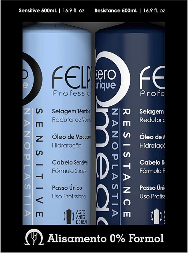 Felps Omega Zero Unique Nanoplastia Resistance & Sensitive Smoothing Duo Kit (2 x 500 ml)