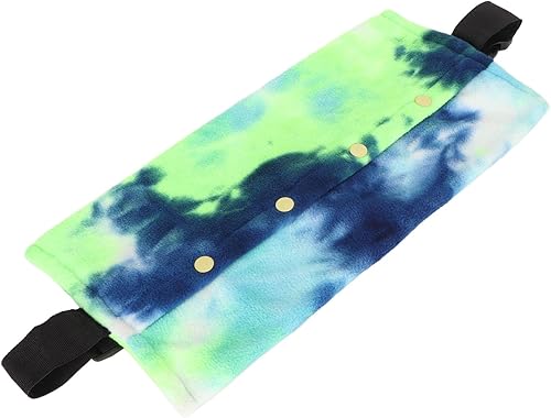 Miniatura 9 de Transportador de cabestrillo de lagarto, correa suave, para reptiles, amplio espacio para acampar (azul verde)