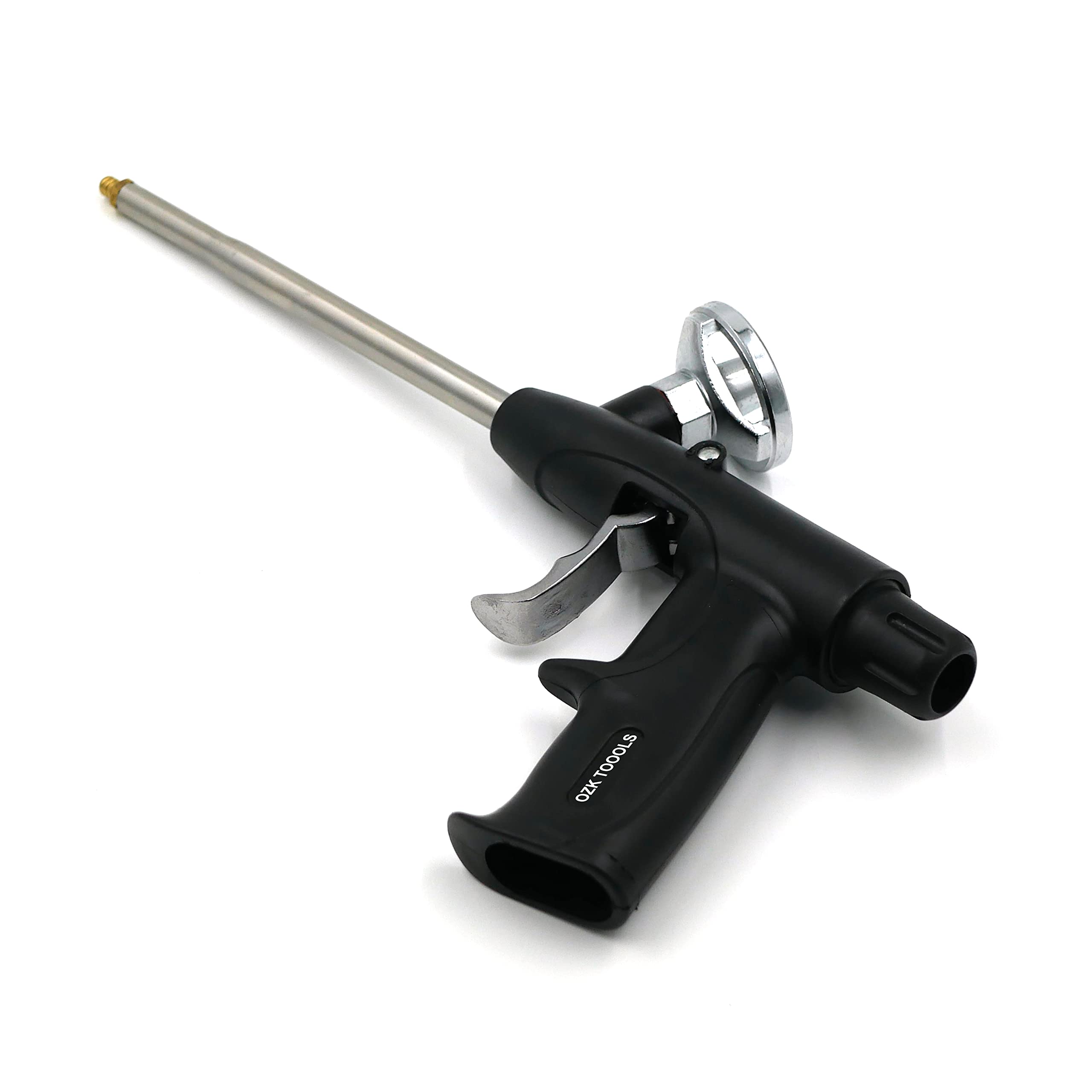 OZKLUX® Pistola per schiuma PU in plastica - Pistola per uso con schiuma poliuretanica per edilizia (1k & 2k 750ml)