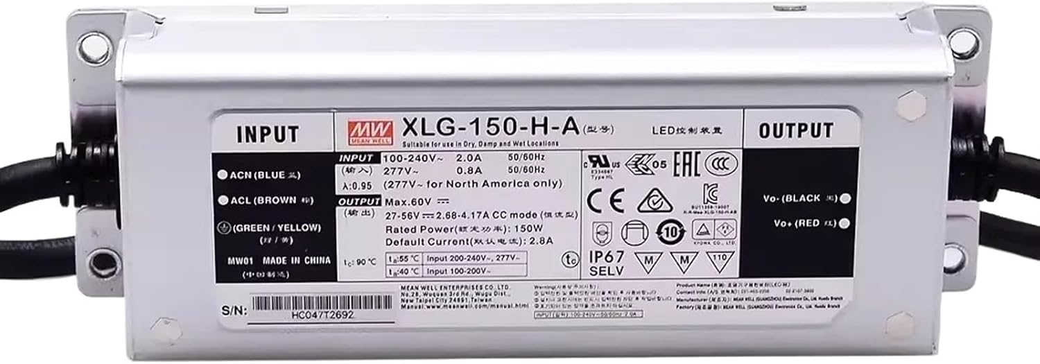 XLG-150 XLG-150-12-A XLG-150-24-A XLG-150-H-A XLG-150-L-A XLG-150-M-A XLG-150-H-AB XLG-150-L-AB XLG 150 150W(XLG-150-L-A)