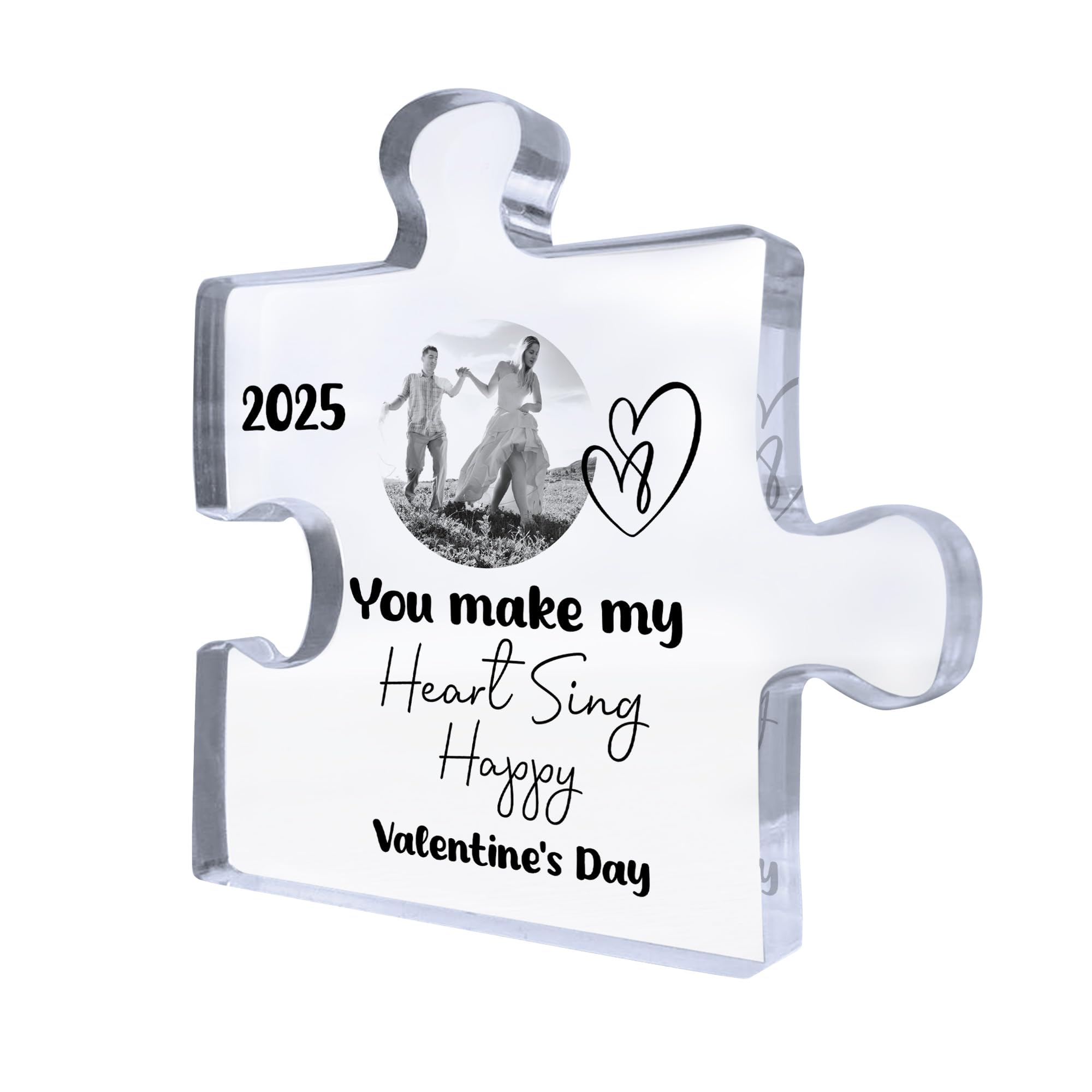 Red Ocean Personalised Gift For Valentines Day Novelty Gift For Anniversary Photo Plaque You Make My Heart Sing Husband Gift Wife Gift Boyfriend Gift Girlfriend Gift Keepsake Gift For Him Her