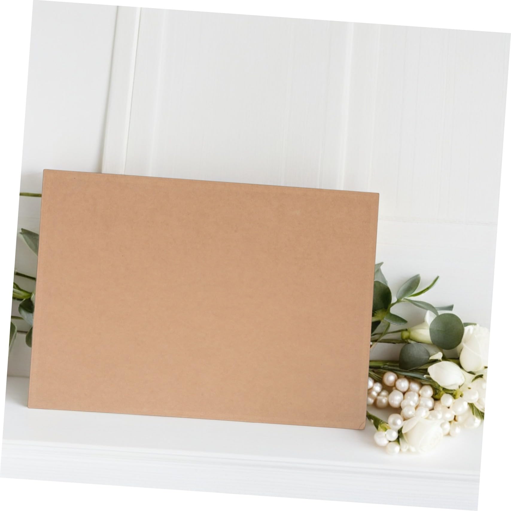 Dickes Kraftpapier 3 Blatt Brauner Vintage Karton für Bastelarbeiten | 440 G/m², 2, 5mm Stärke, Leicht zu Schneiden, für Etiketten und Dankeskarten