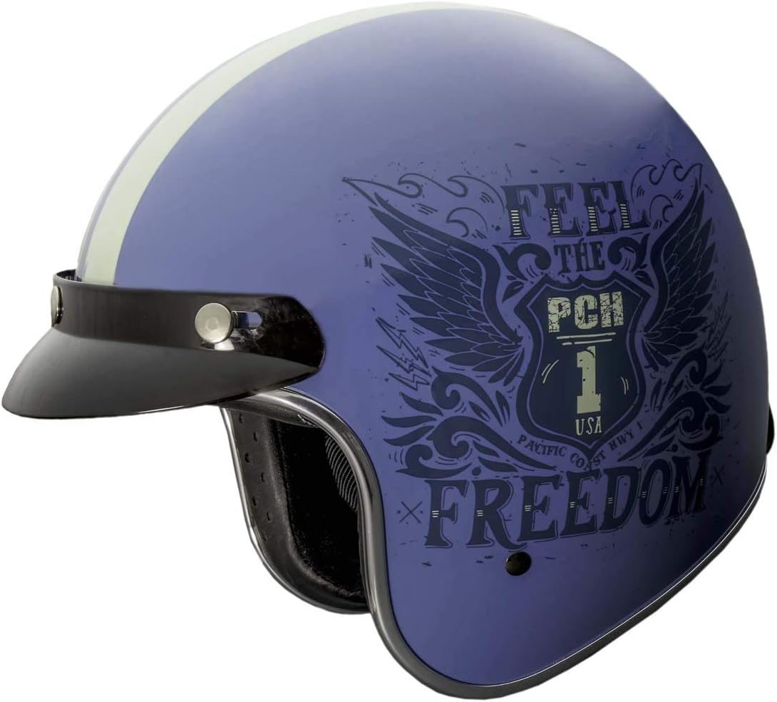 Fulmer, 3534126, Adult Open Face Helmet DOT Approved 353 EON - PCH 1, 2XL