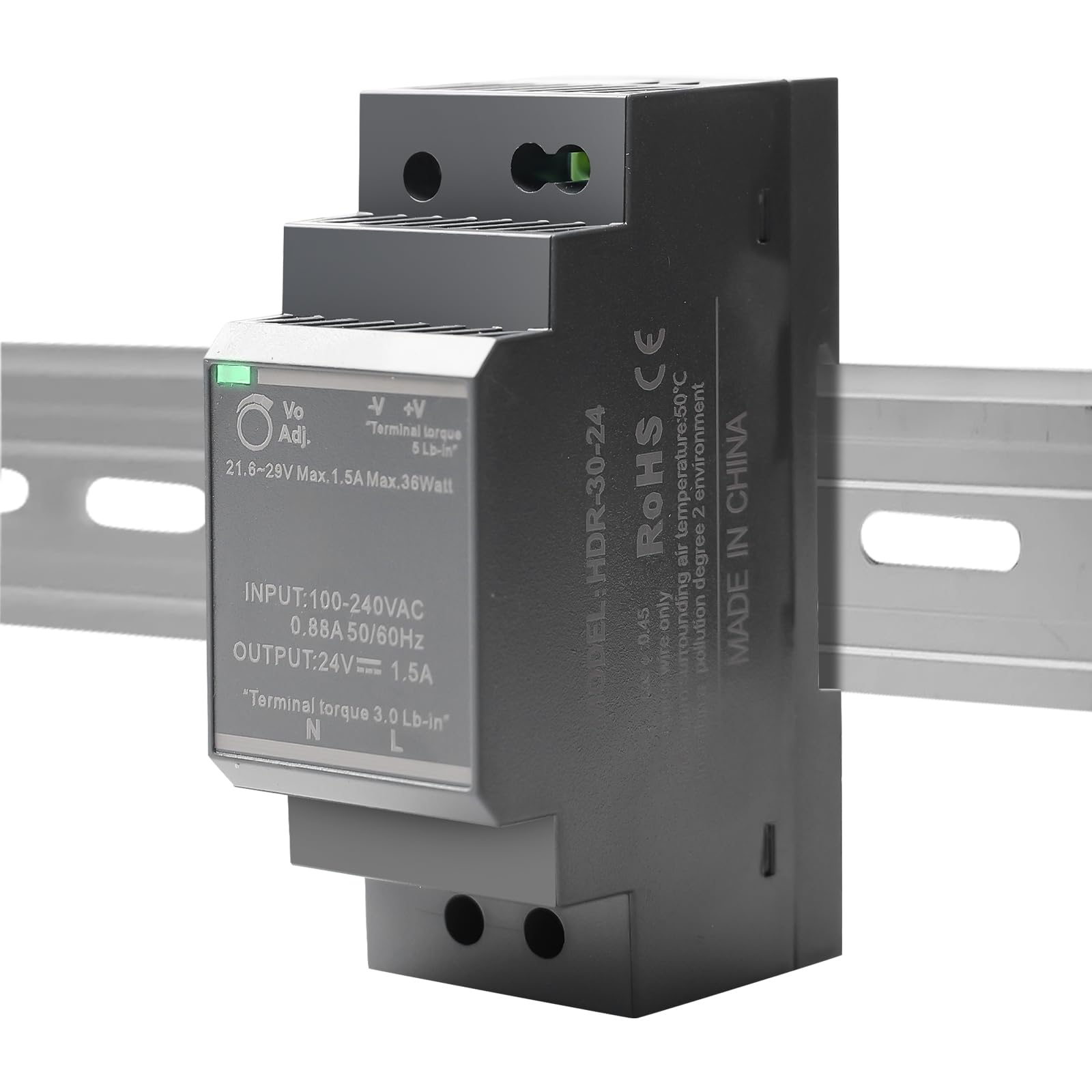 12V Netzteil Hutschienen DC Netzteil 12V15W 1,25A,  Produktbild-Vorschau 8