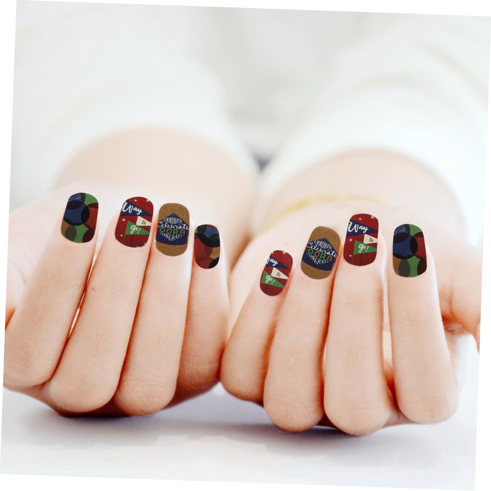 CALLARON 32 Fogli Adesivi Unici per Decorazione Unghie Stickers Manicure con Design Creativo per Look Distintivo e Alla Moda