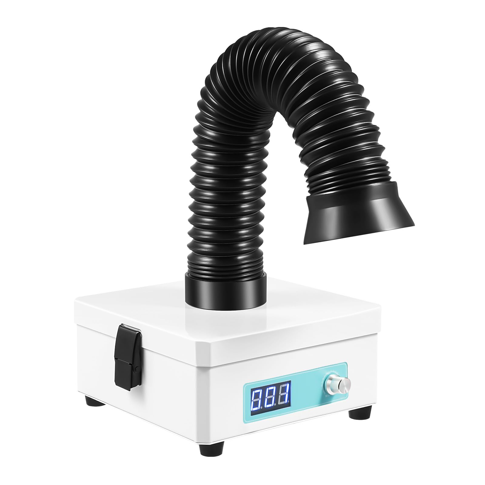 Extractor de humo de 15 W, 15 m³/h, limpiador de humos, máquinas de grabado láser con filtro de 3 niveles, silencioso, de escritorio, para hornos de soldadura, moxibustión Beauty