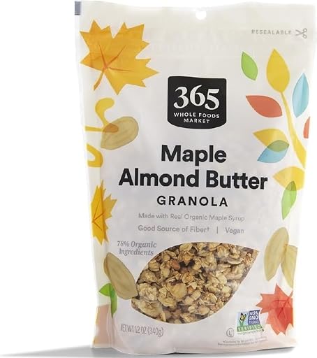 365 by Whole Foods Market Maple & Almond Butter Granola, 12 Ounce
