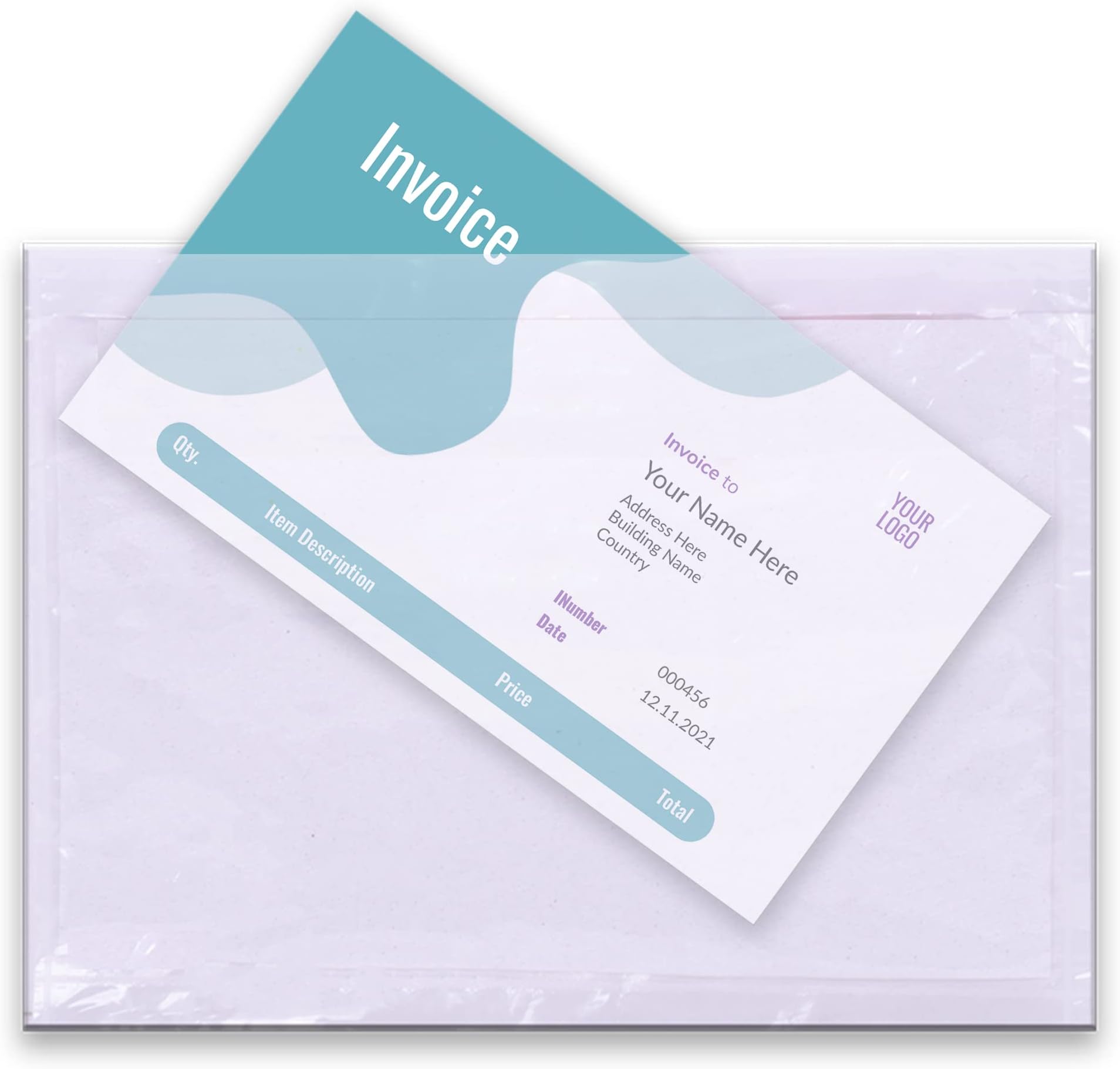 Triplast A5 Plain Document Enclosed Wallet, 100/Pack, Self-Seal Clear Plastic Envelope/Sleeve/Pocket/Wallet, Versatile & Wide Compatibility, Durable & Weatherproof, Eco-Friendly