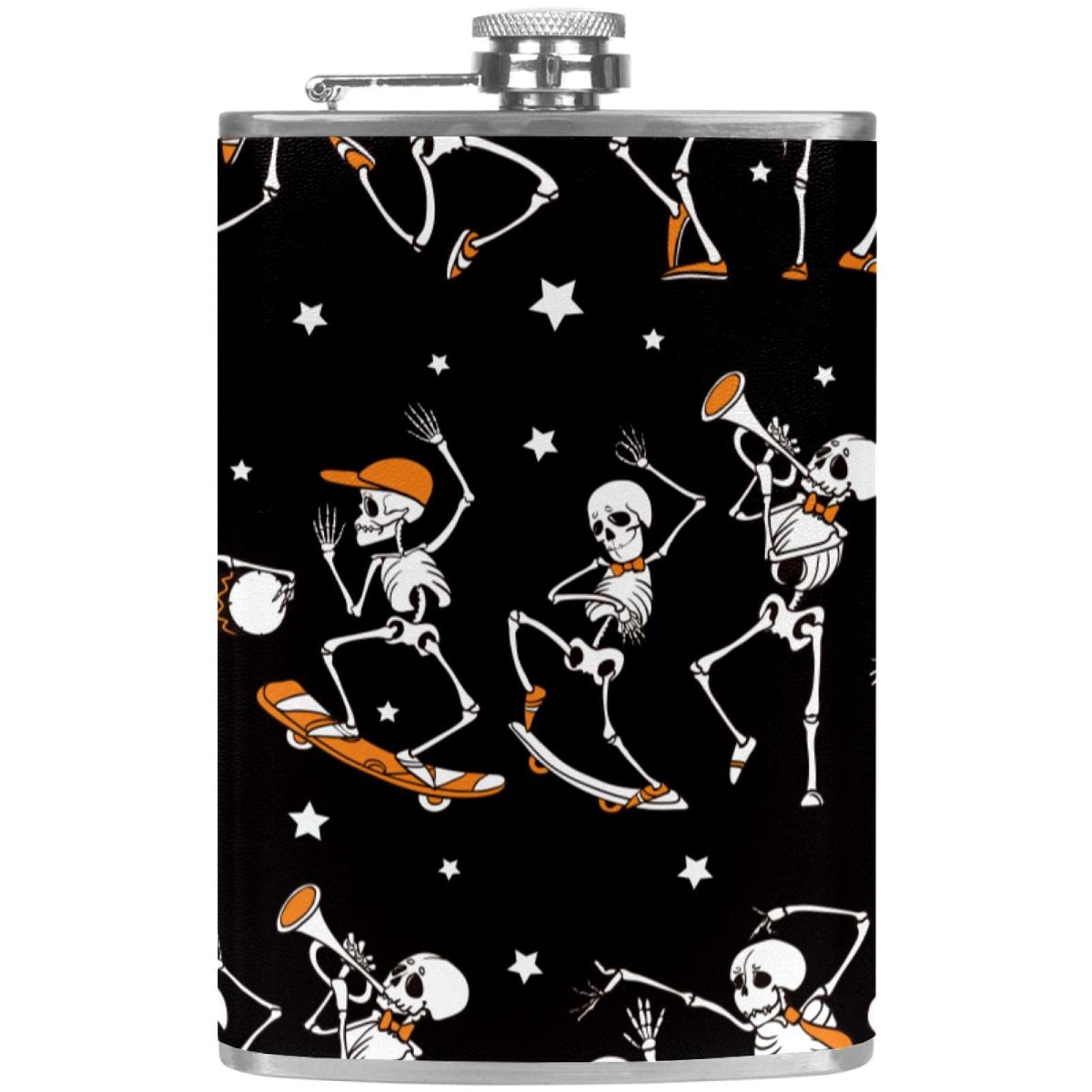 Flasque femme motif crâne d'Halloween le cadeau homme idéal