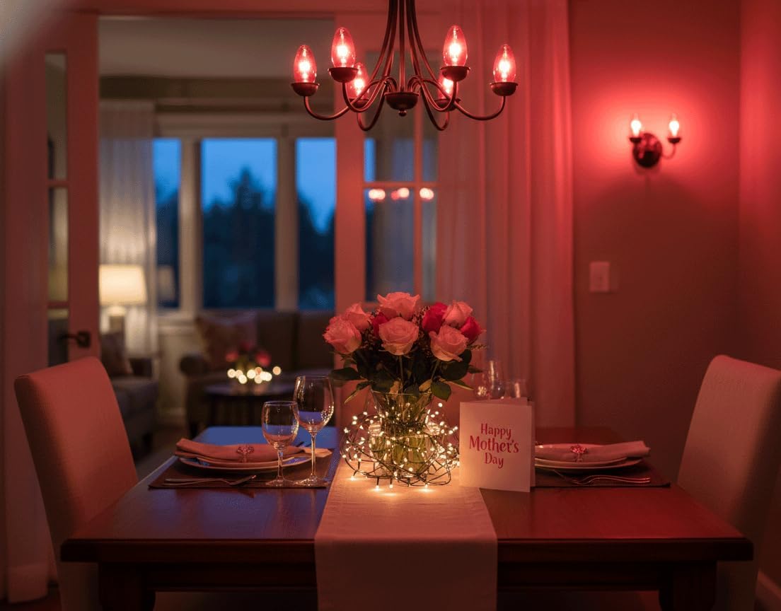 Red Mini C7 Incandescent Night Light Bulb - 4 CT