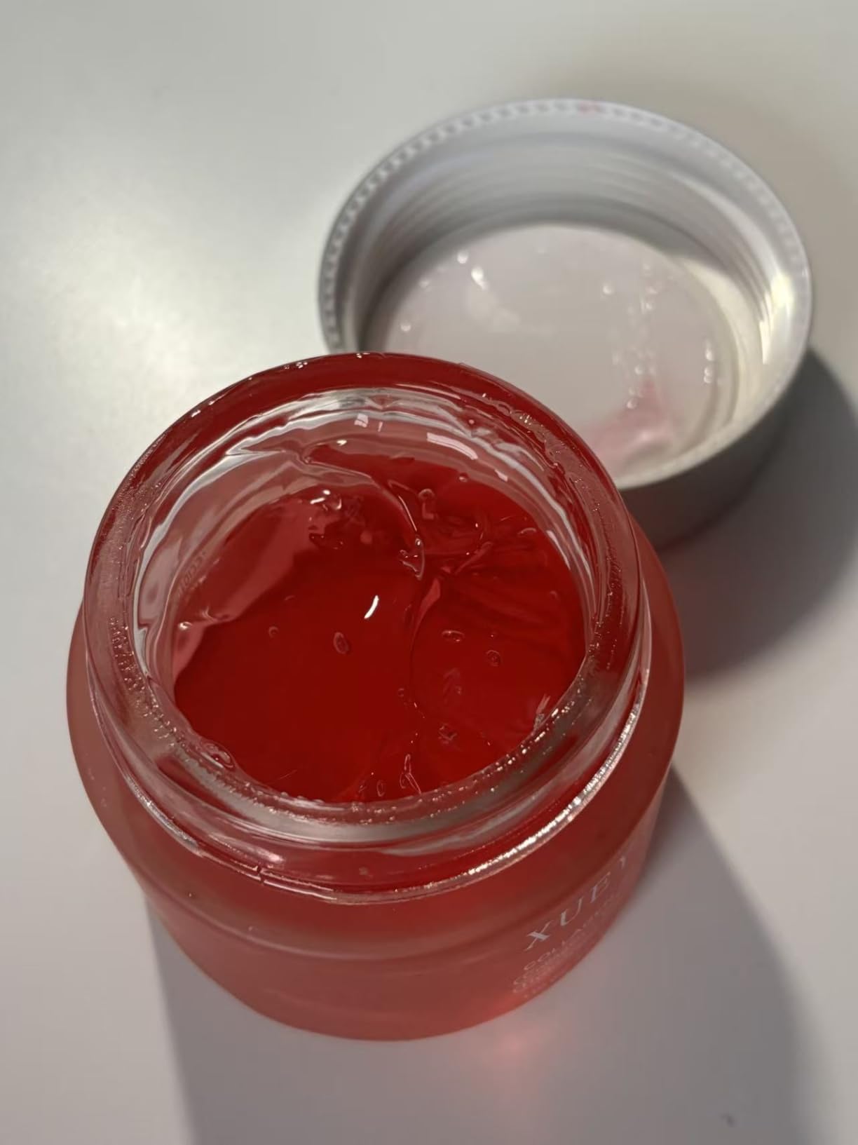 Olephira XUEYI Collagen Jelly Cream, Improve Firmness Elasticity Hydrating Nourishing Revitalizing for Soft Smooth SkinHydrolyzed Collagen Booster Gel Serum for Microcurrent Face Massagers