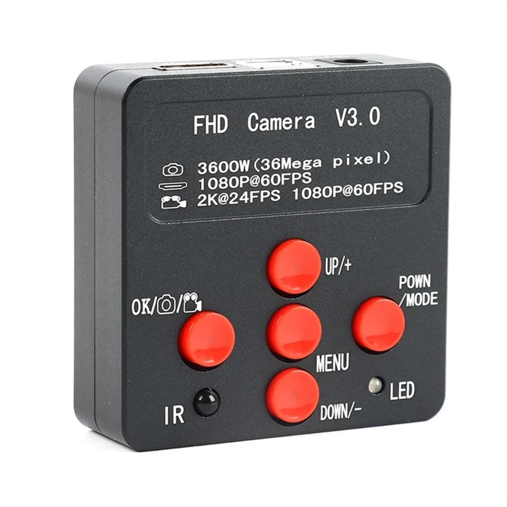 Accessori per microscopio da laboratorio 1080P FHD 36MP 2K HDMI USB Industriale Elettronico Digitale Video Microscopio Della Macchina Fotografica 130X Zoom C Mount Obiettivo Grande Visione ad alta dis
