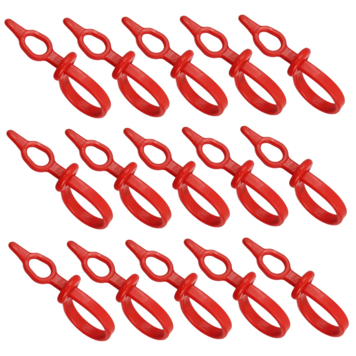Unomor Silicone Hook Drying Rack 15 Pack Windproof Hanger Hooks for Coat Damage-