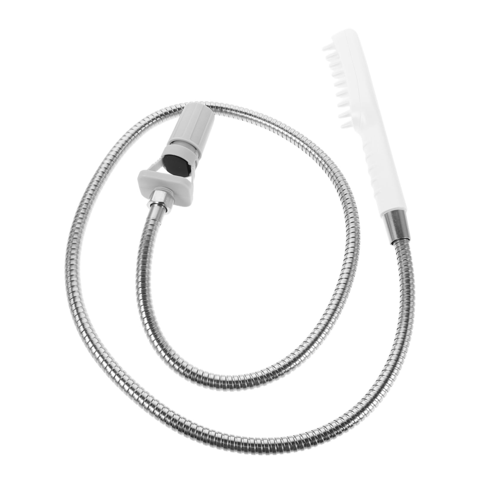 ibasenice Pompe de Douche pour Chien avec Brosse de Bain et Flexible de Douche pour Animaux de Compagnie Douchette de Toilettage pour Chien