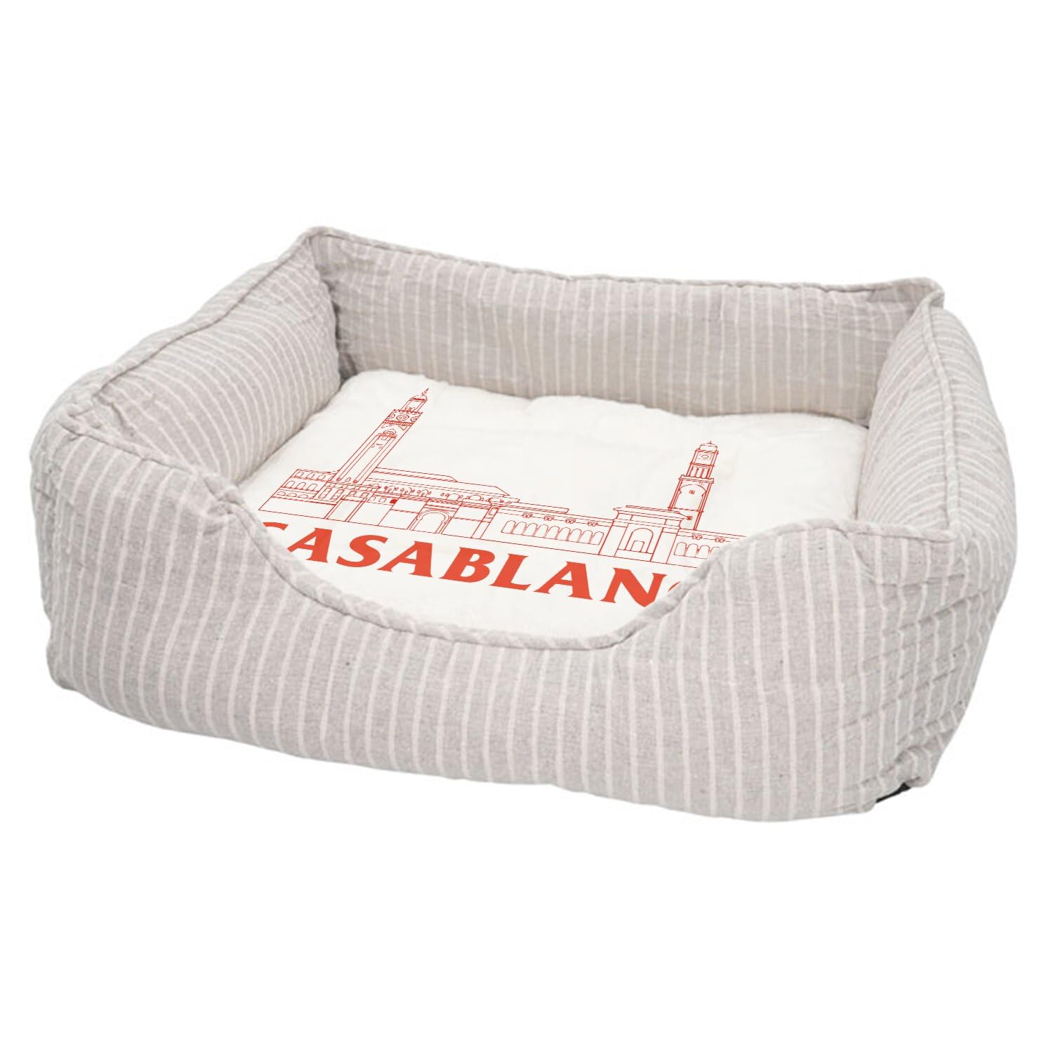 Panier pour chien et chat Casablanca lavable et rembourré