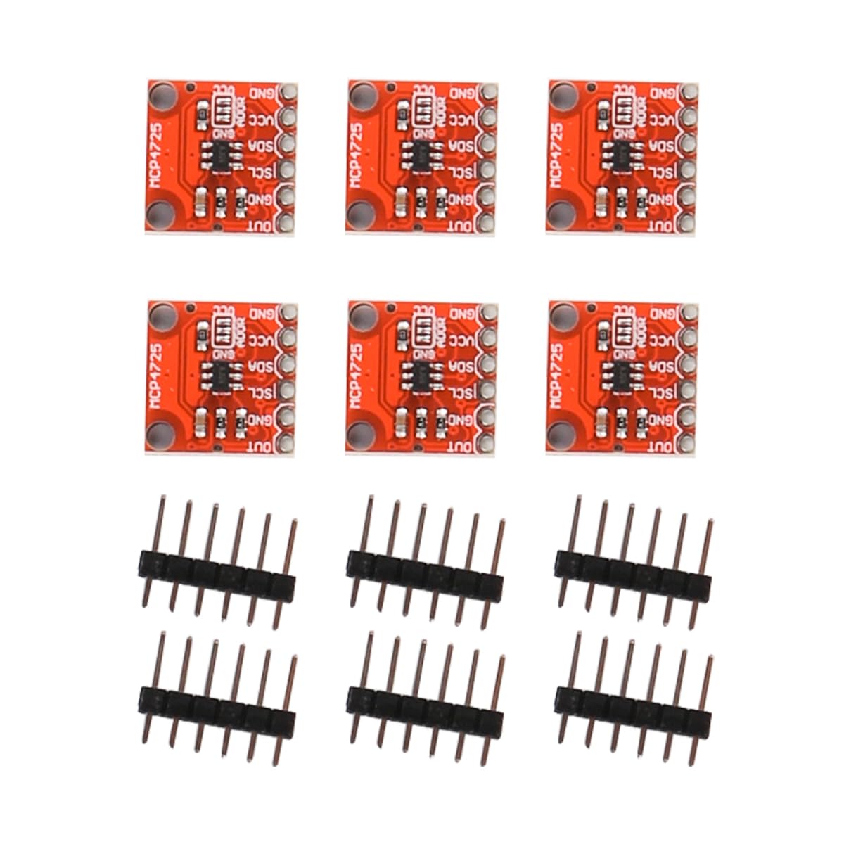 Namvo MCP4725 12-Bit I2C DAC Scheda di Sviluppo Modulo Breakout Board Per La Generazione Di Suono Di Archiviazione, Strumenti Musicali