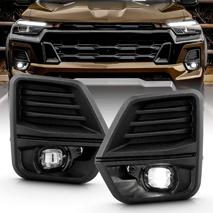 2015 TAHOE Fog Lights Clear Lens Fog Lights With Chrome Trim Bezel & Switch For 2015-2020 Chevy Colorado G-plus Fog Light With Switch - Foto 6