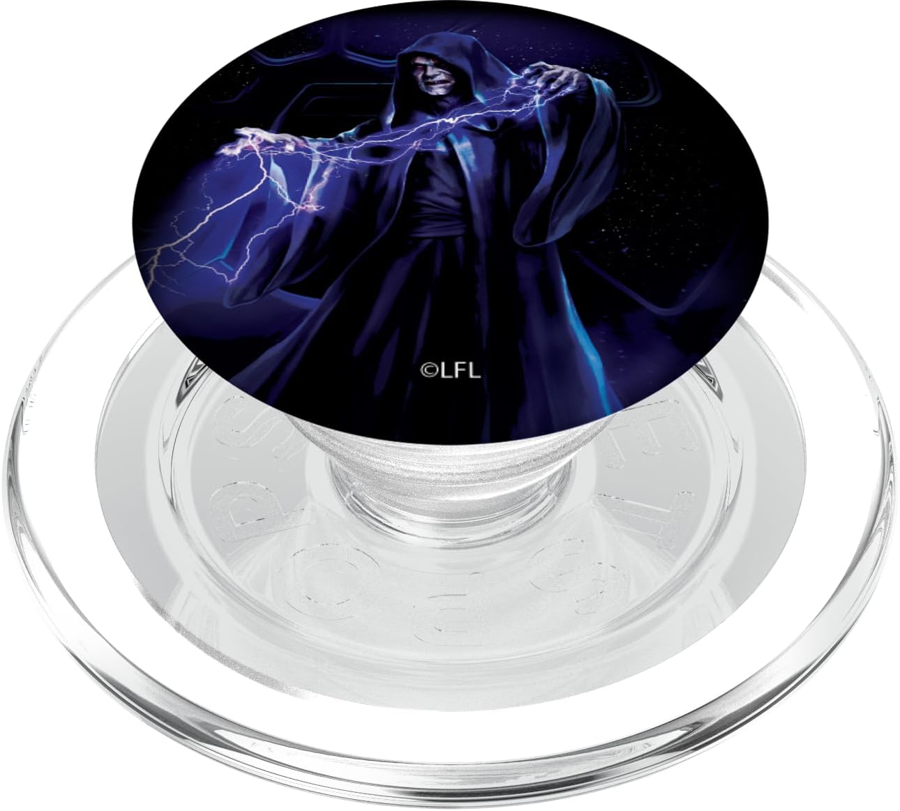 Star Wars Emperor Palpatine Force Darth Sidious Lightning PopSockets MagSafe PopGrip for iPhone