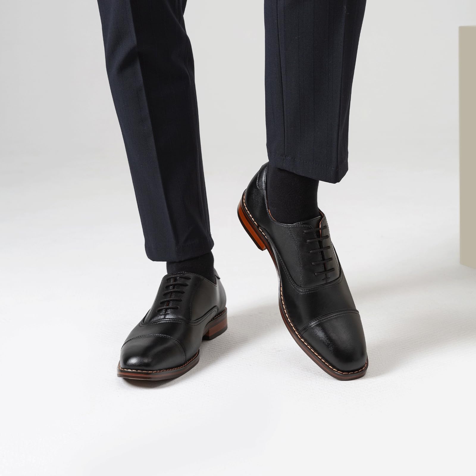Chaussures Oxford en cuir pour homme – Qualité supérieure, ajustement confortable et design antidérapant