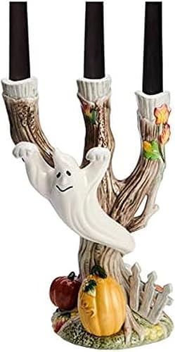 Fitz and Floyd - Candelabro fantasma de Halloween, multicolor