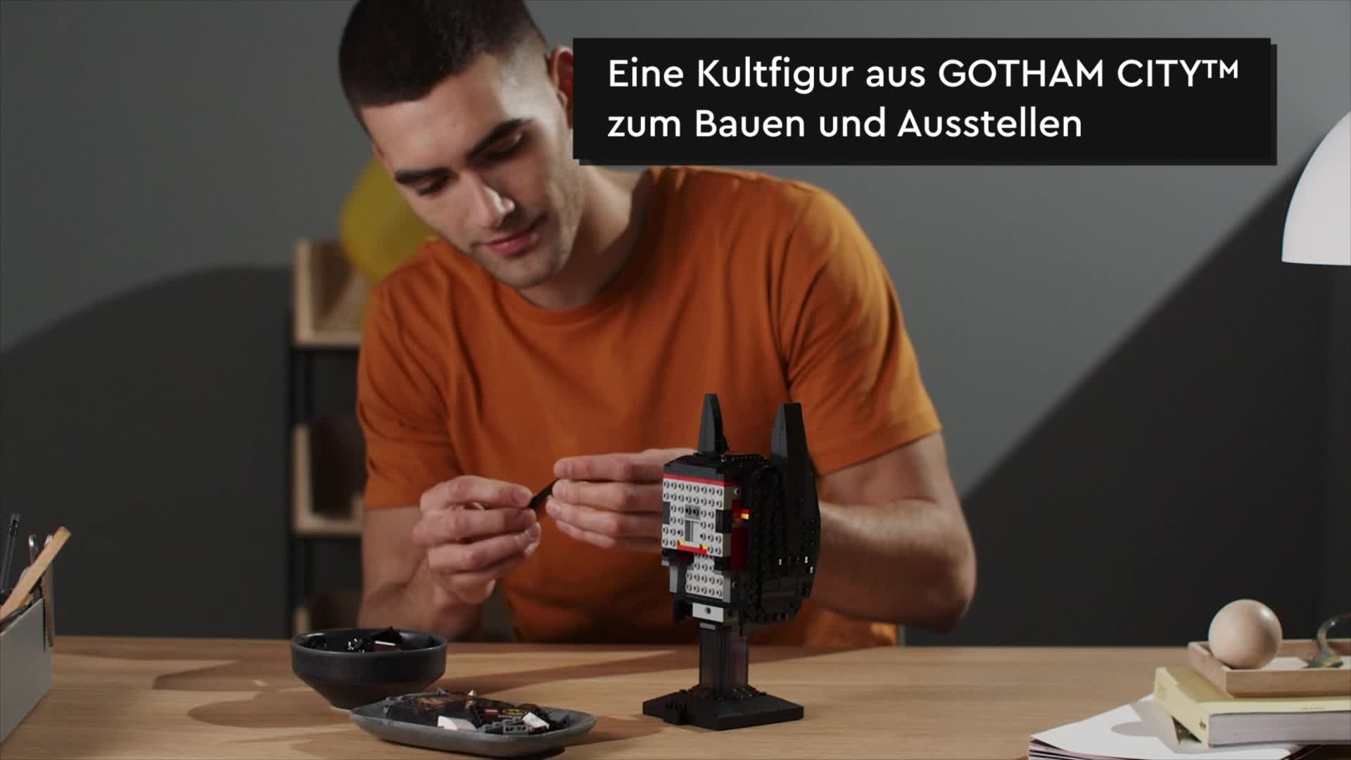 LEGO 76182 DC Batman Helm Bauset für Erwachsene, Modellbausatz, Fanartikel, Geschenkidee für Sammler – Bild 8
