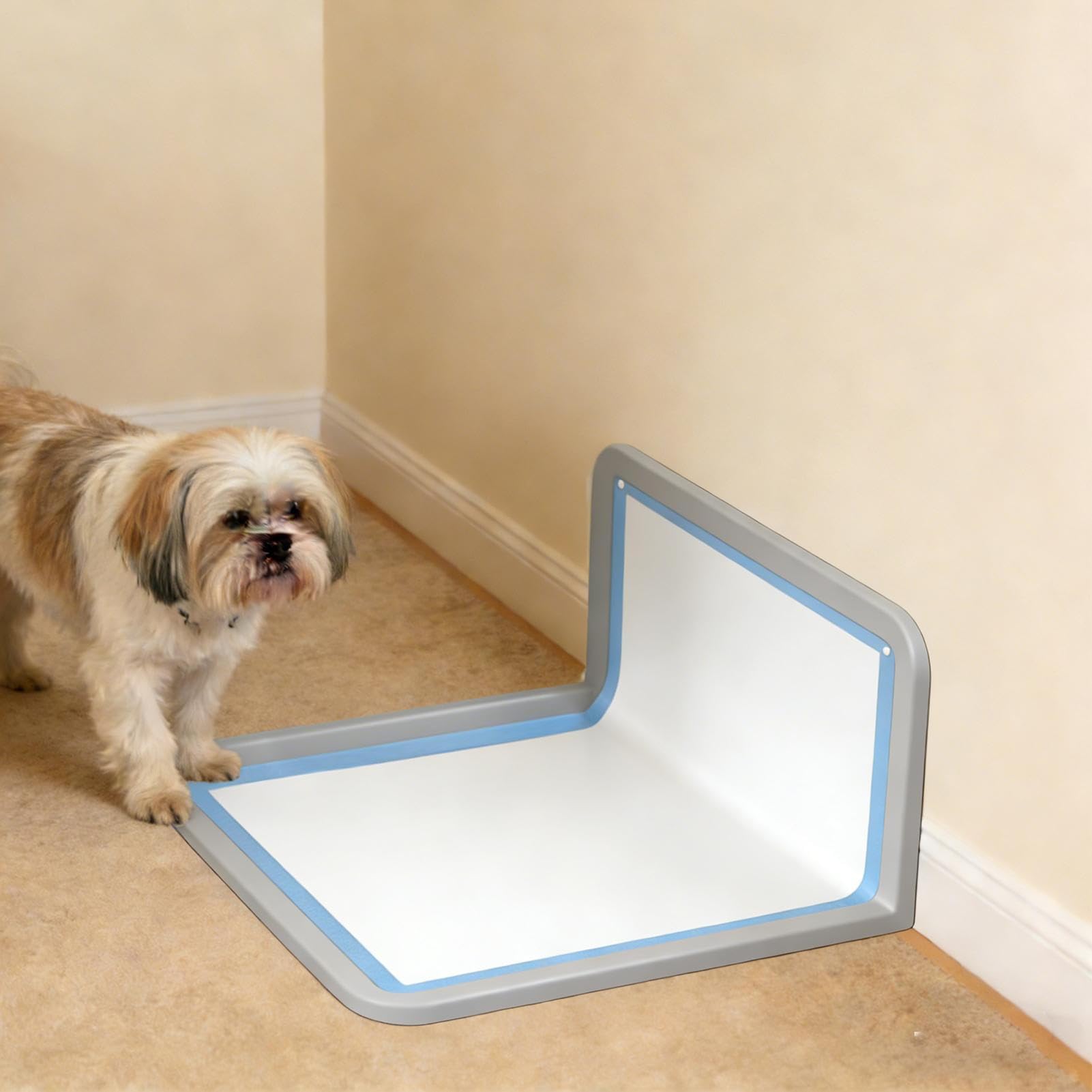 Vassoio Per Pipì Del Cane | Lettiera per Animali Domestici in Silicone Antiaderente - Vassoio Per Addestramento Igienico Dei Cuccioli | per Piccoli Cani e Gatti da Esterno Viaggio in Auto e Gite