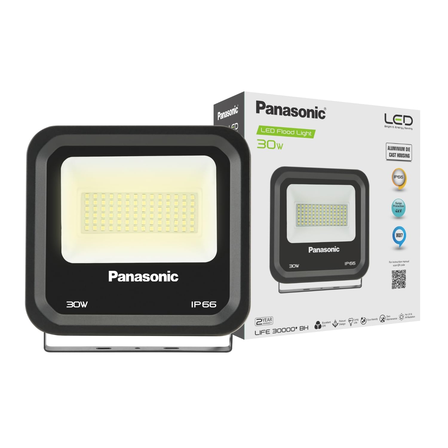 Panasonic 50W Waterproof Flood Light - Outdoor LED -12