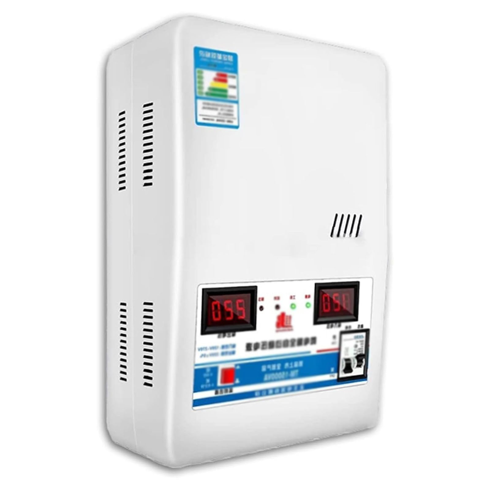 Estabilizador de alimentación doméstico 220v Montaje en Pared para Uso doméstico 15000W Protección contra sobretensiones Estabilizador de tensión CA pequeño
