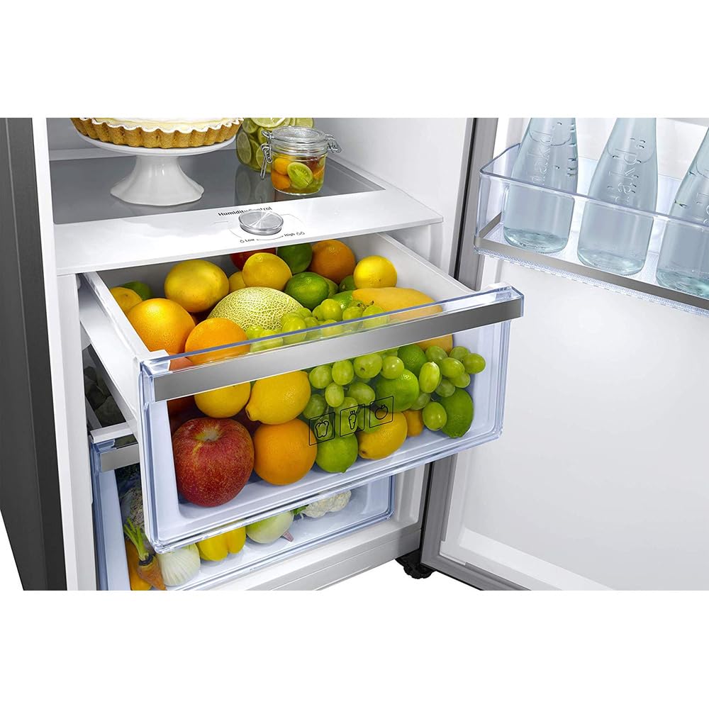 Samsung RR39M7145S9 Frigorifero Monoporta 385 L, 60 cm, Total No Frost, Digital Inverter, Inox, Serie Twin, Libera Installazione, Classe Energetica A++