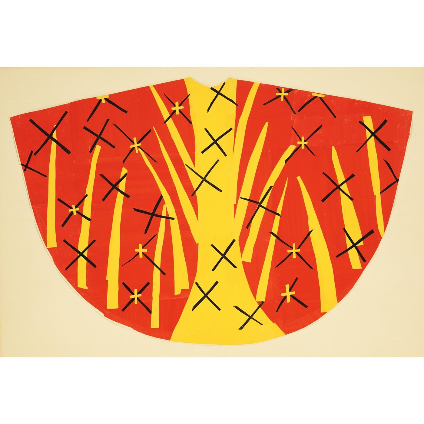 Henri Matisse impression giclée de la Maquette pour chasuble rouge