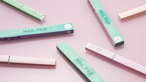 Miniatura 6 de La mejor lima de uñas de vidrio de cristal, perfecta para mujeres y niñas, vidrio templado de doble cara de larga duración, herramienta profesional