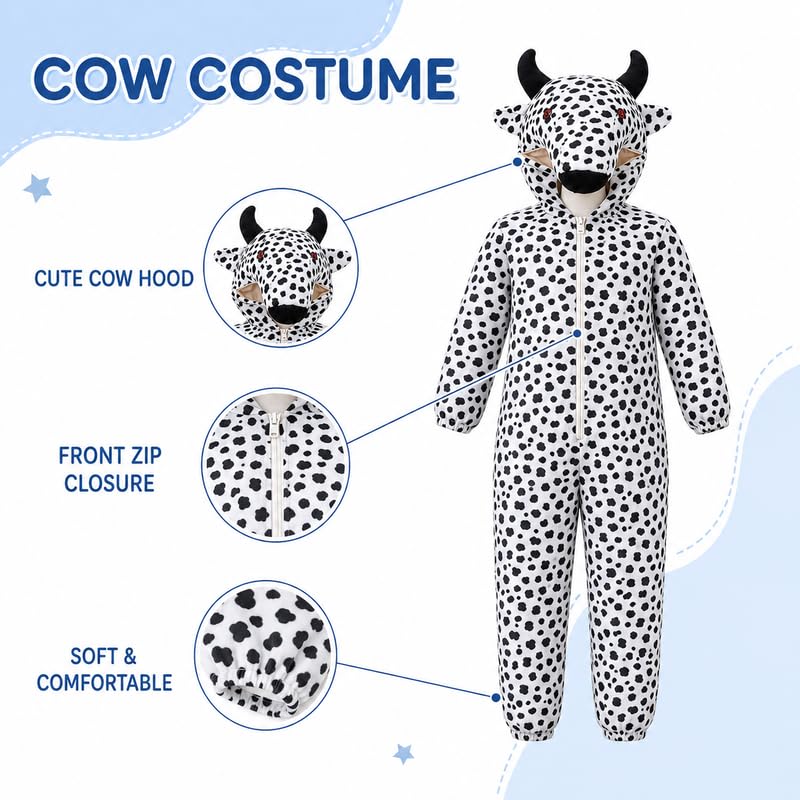 Image of Animal Costume for Kids | Plush Fancy Dress Costume for Boys & Girls |School Fancy Dress, Annual Day, Jungle Theme, Role Play, Halloween & Birthday Party