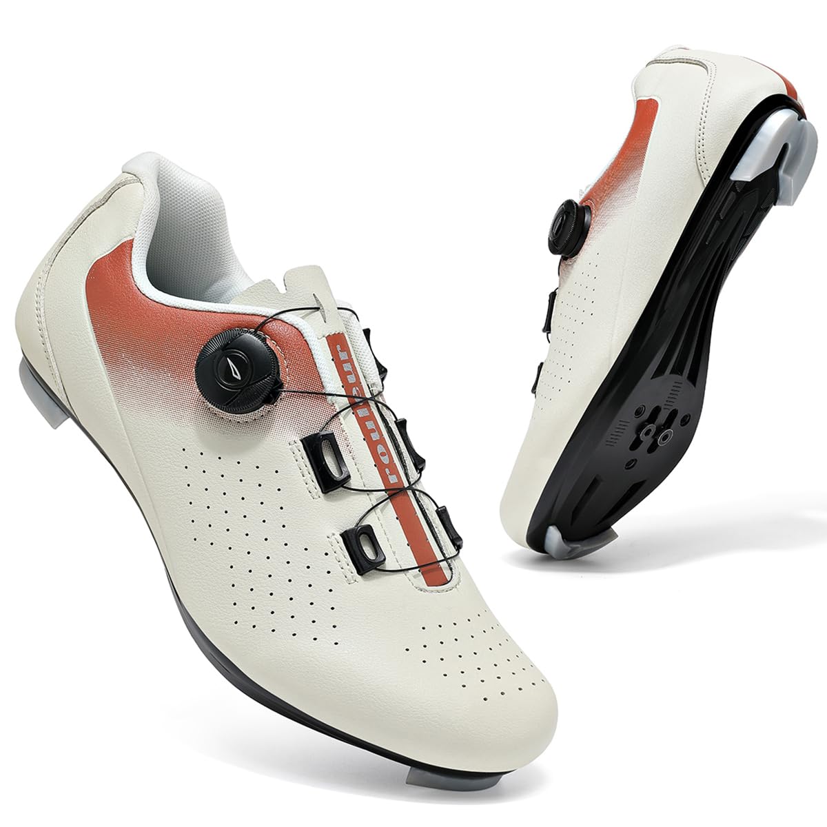 Scarpe Ciclismo Professionali per Bici da Strada Uomo | Scarpe da Spinning Traspiranti Antiscivolo Scarpe da Bicicletta All'aperto per Bici