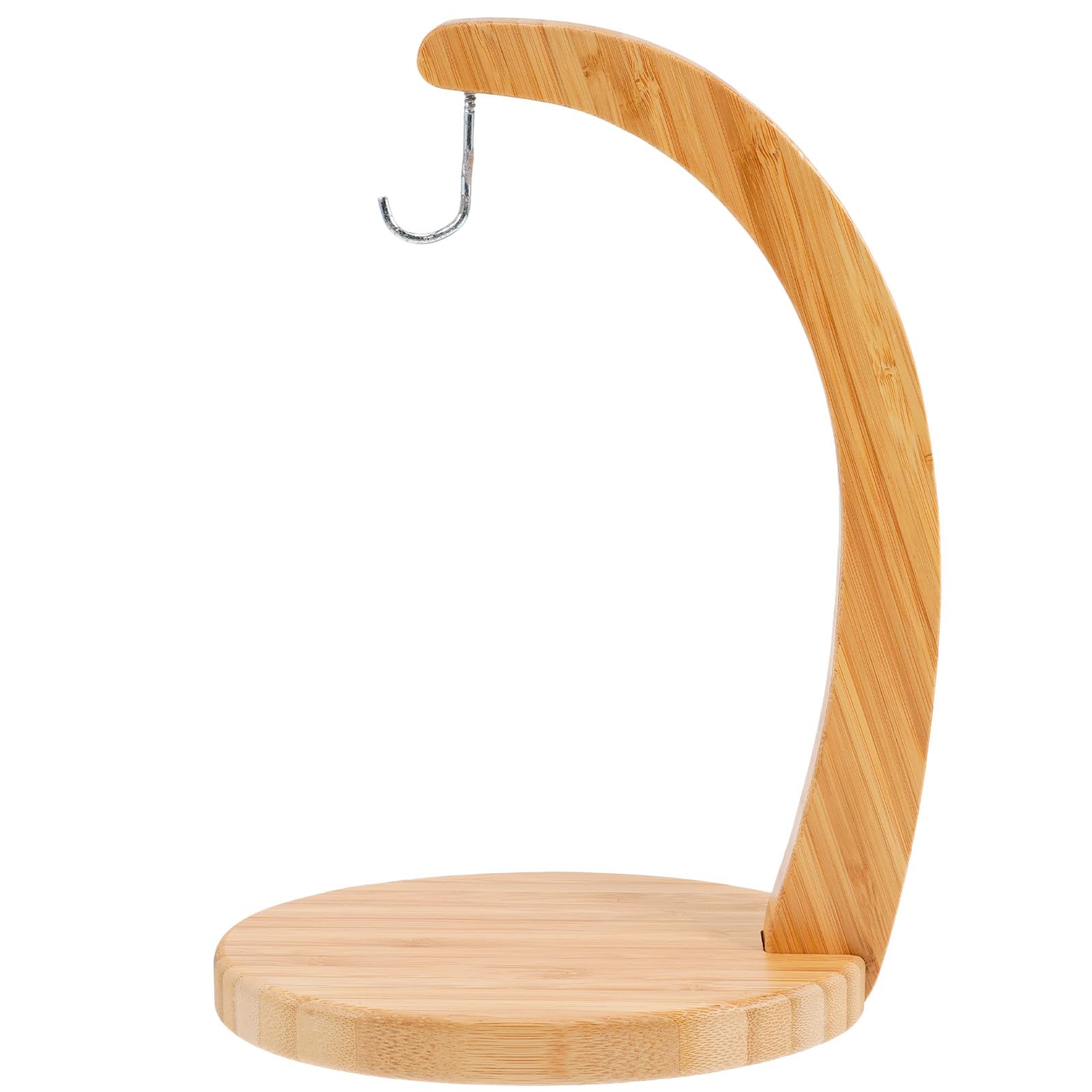 Support bananes en bambou anti-noircissement avec crochet de suspension durable