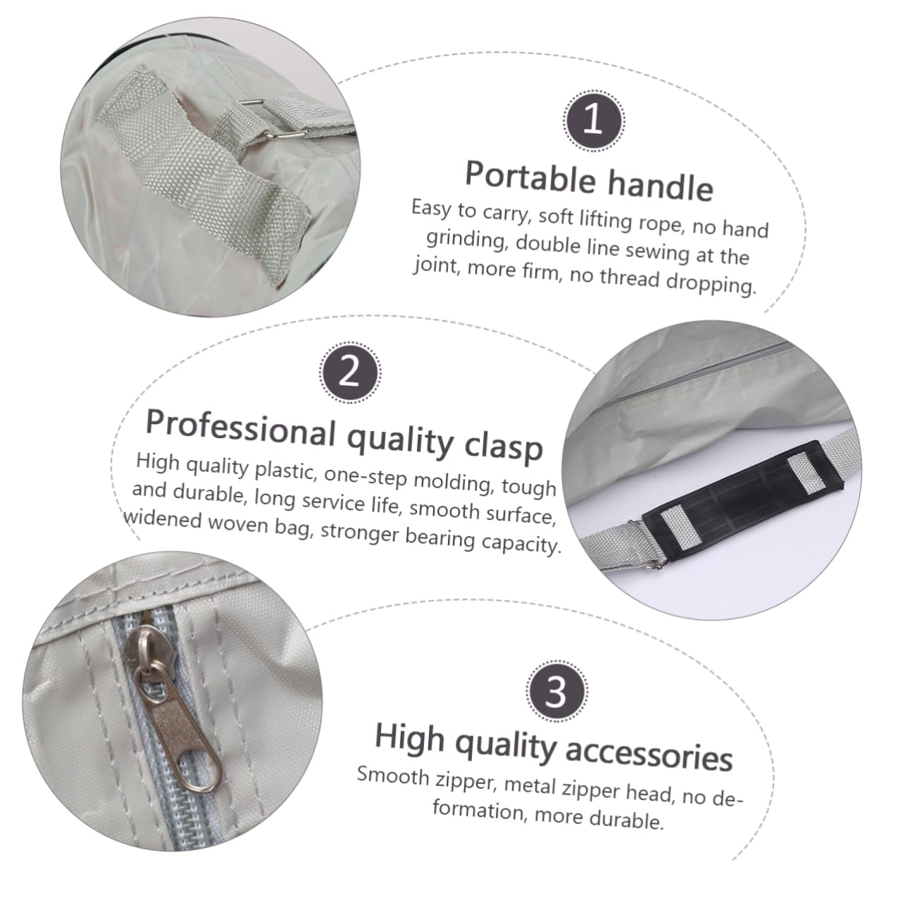 INOOMP Roller Skates Handbag Set Mesh Skate Sack for Women Ice Skating Bag Sturdy Handles