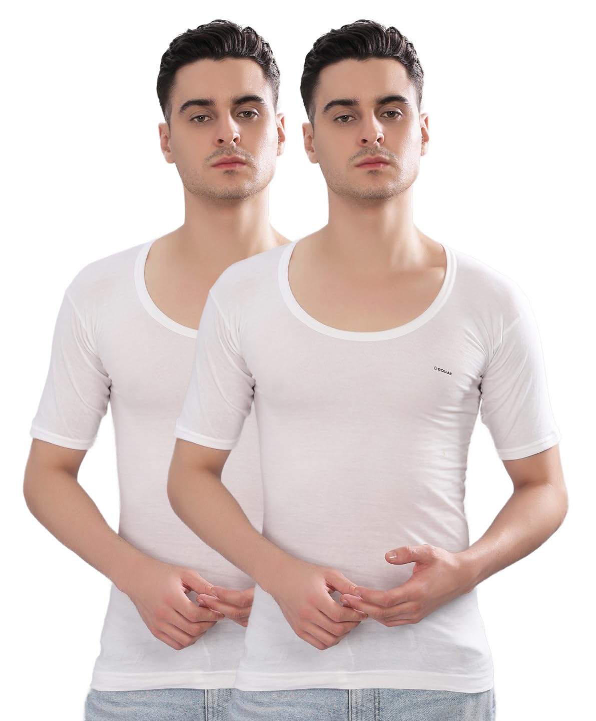 dollar bigboss Men's Solid Regular Fit Vest-picture-23