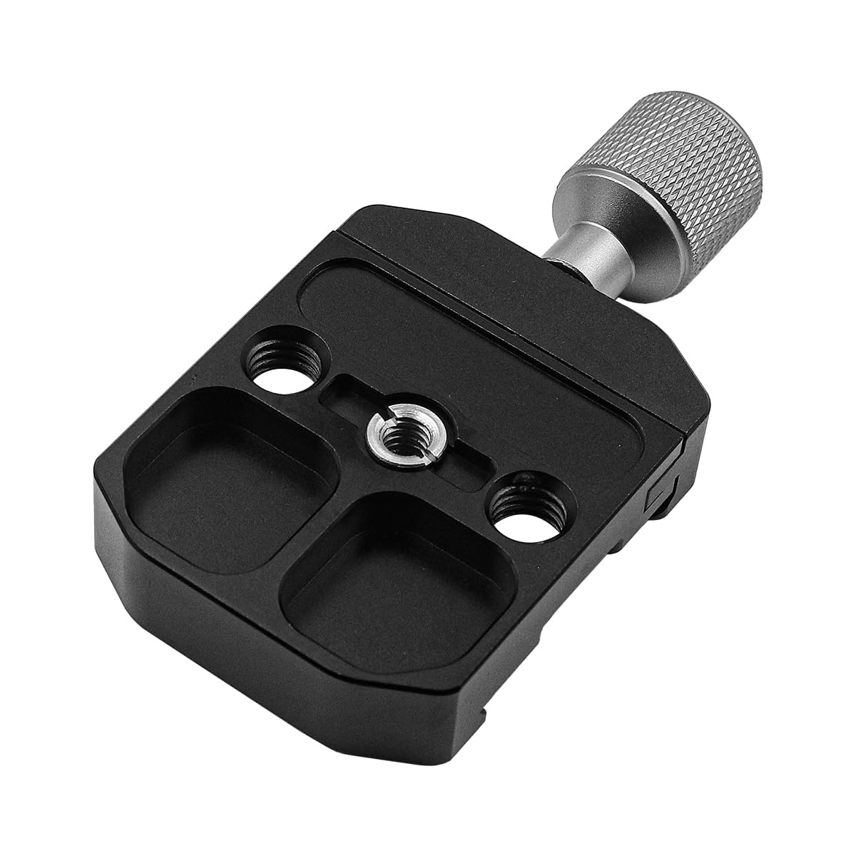 WANGCL Pince de plaque à dégagement rapide 50 mm pour Arca Swiss Tête de trépied universelle en métal Pince de plaque à dégagement rapide avec niveau à bulle