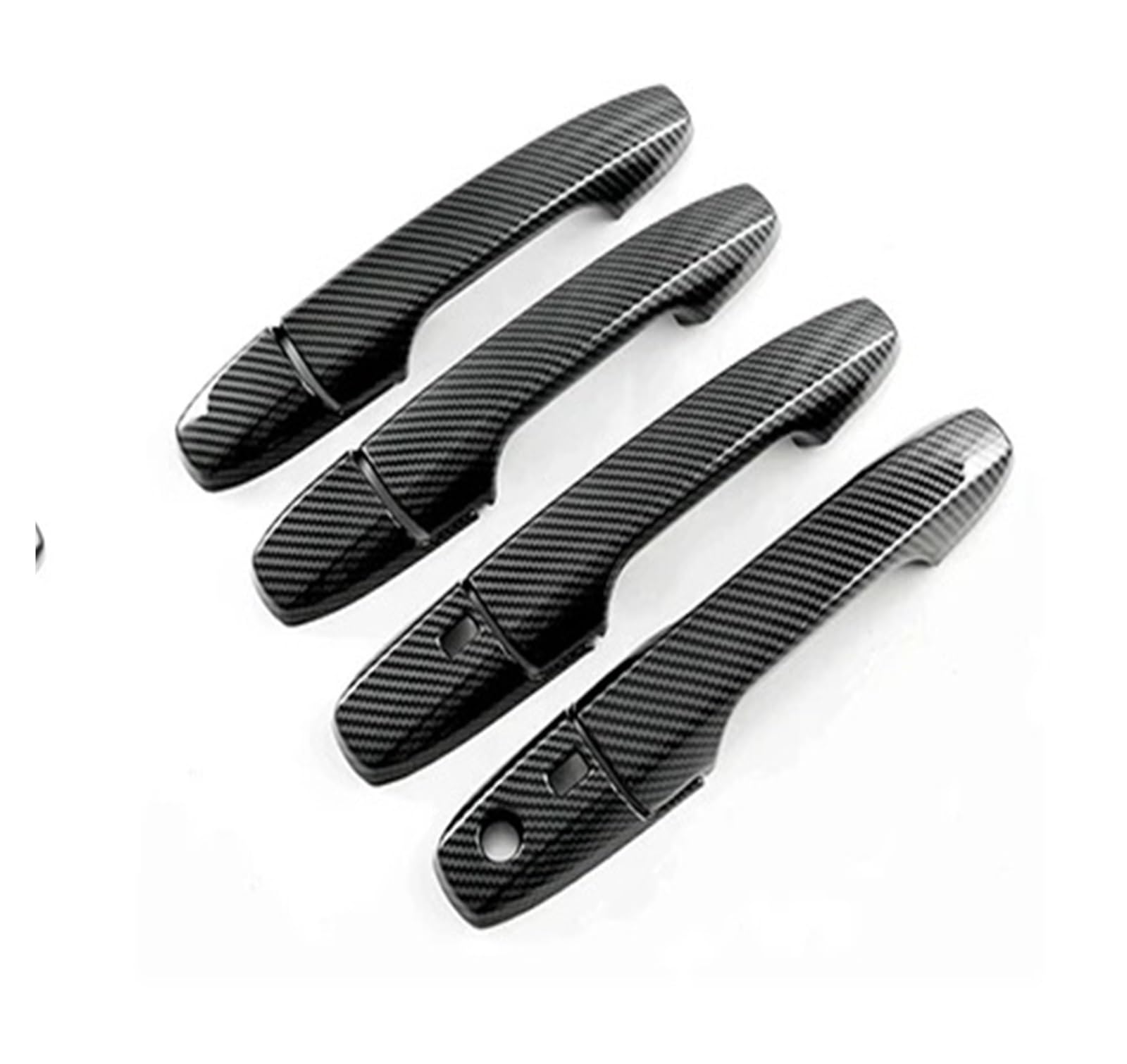 BYSKJZ Car Exterior Door Handle for Toyota for Yaris for Cross 2023 2024 Car Exterior Door Handle Cap Cover Trim Protector Accessories(Carbon Fiber)
