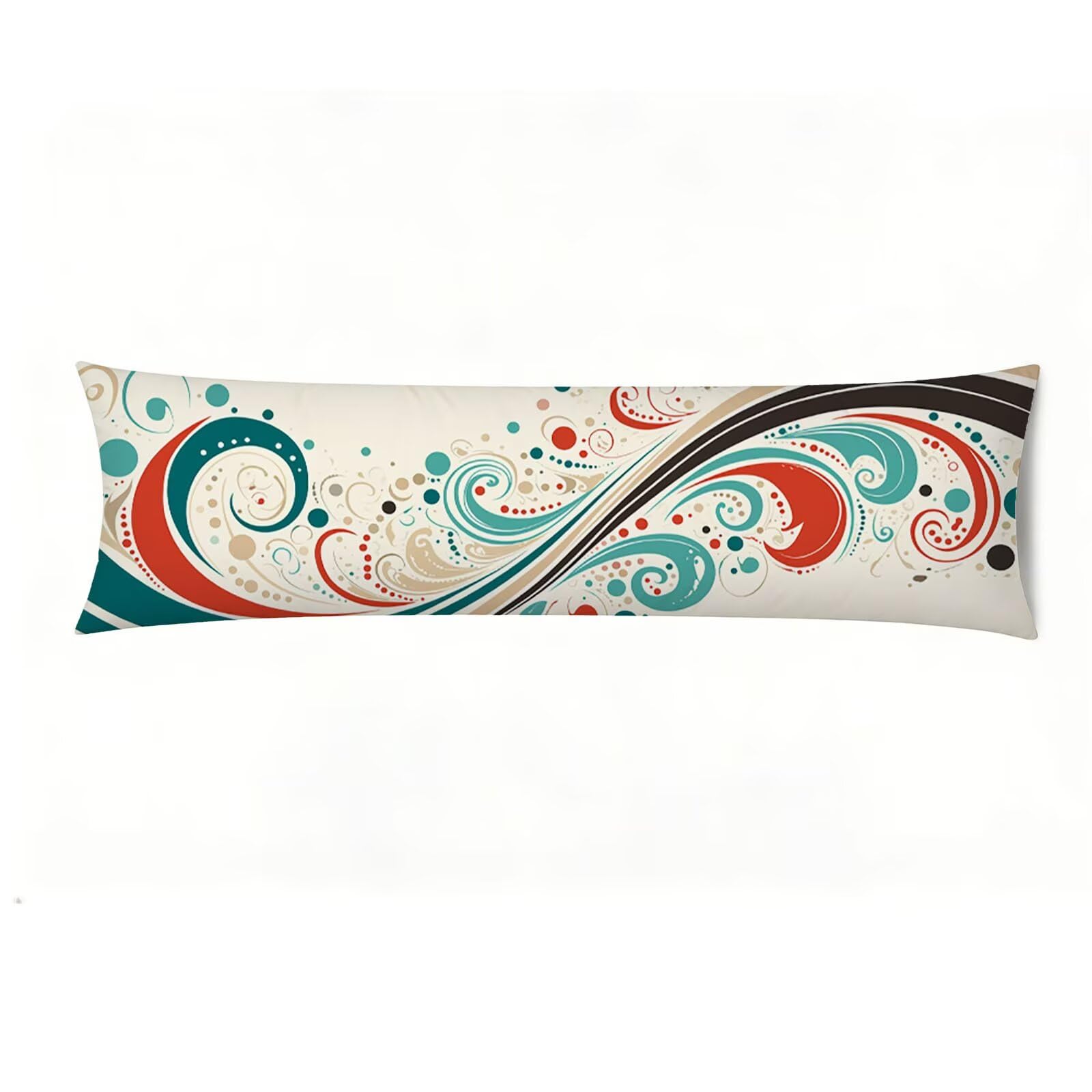 Taie oreiller nordique simple velours 40x145 housse coussin de corps