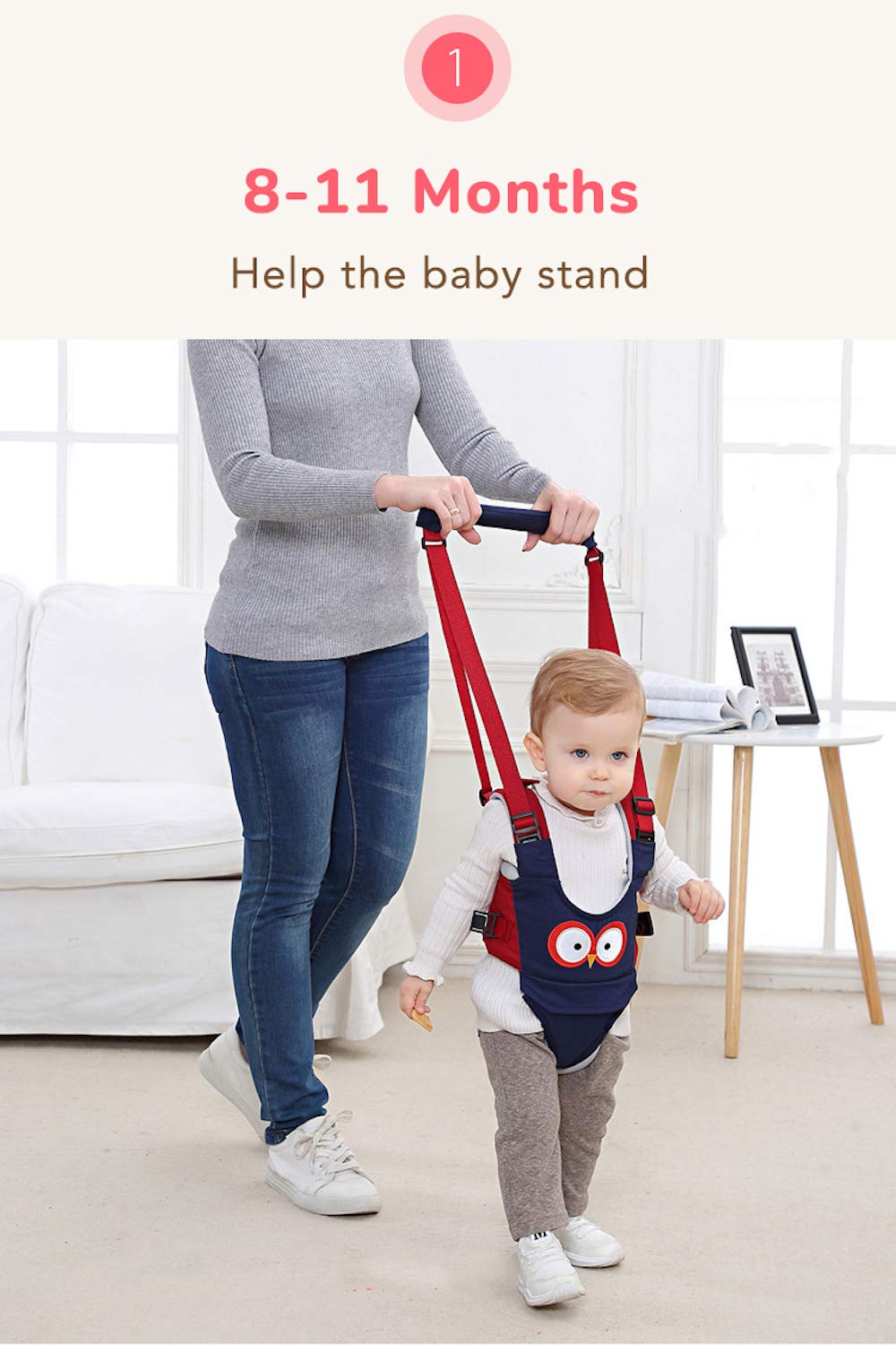 Redini Primi Passi per Bambini Aiuto Permanente Trottatore Forma Animale