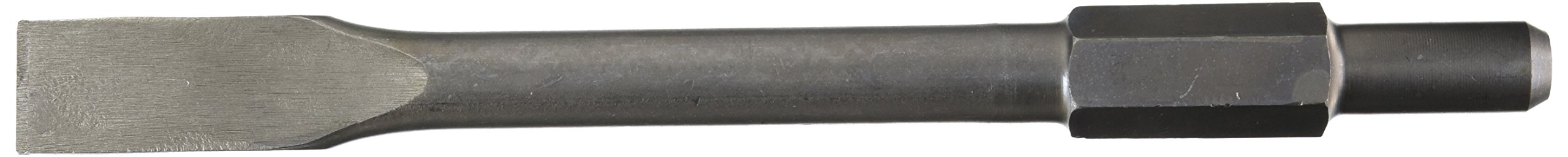 Scheppach | Burin plat Ø30 mm | Longueur 390mm | Pour Marteau Piqueur AB1600 / AB1700 | Hexagonal | Accessoire | Consommable