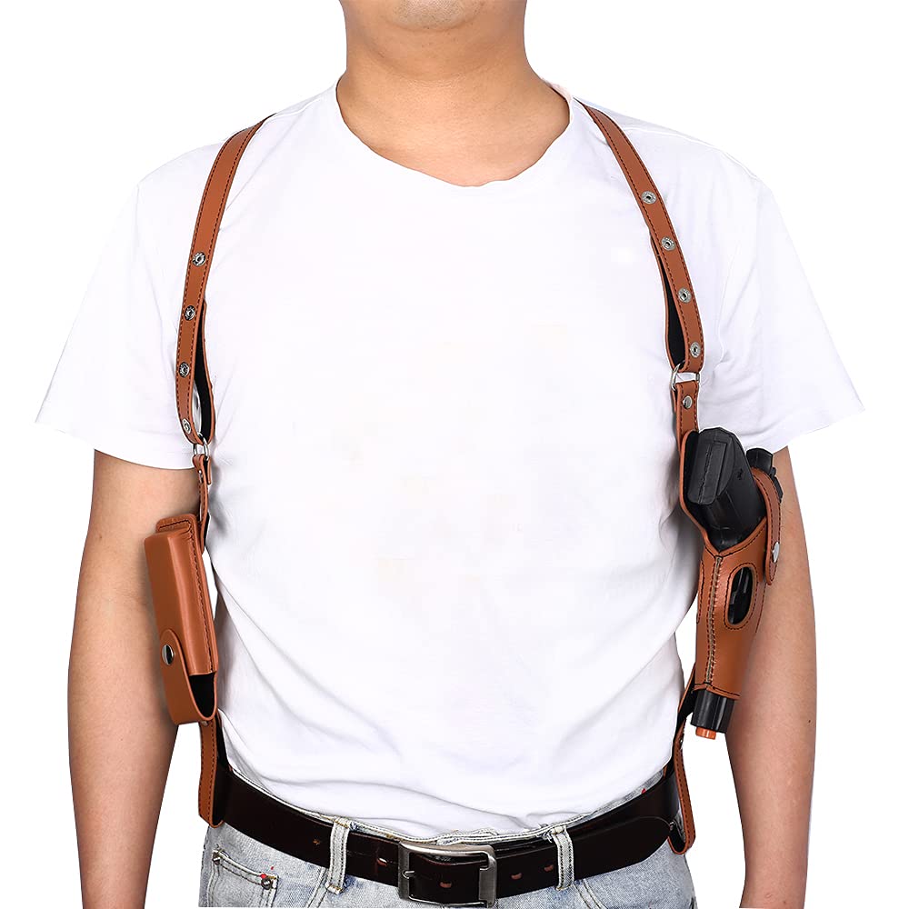 Buy Shoulder Holster, Concealed Carry Holster with Magazine Holder PU