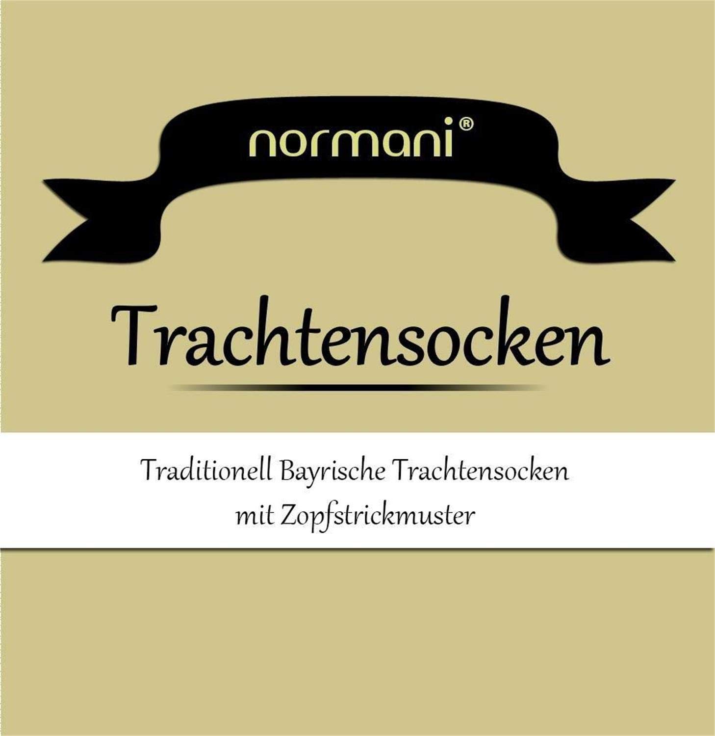 normani Original Trachtensocken Trachten Strümpfe Socken Natur Kniebundstrümpfe Pin Knopf Lang Kurz bis Übergröße