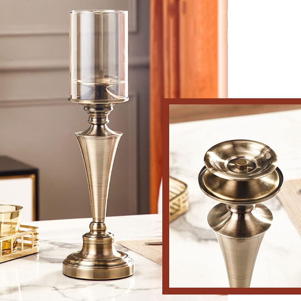 Candle Stands Hardware Glass Candle Holder High-end Aromatherapy Candle Holder Candlelight Dinner Props Table Decoration Ornaments to Send Candles Candlestick Holder for Candleligh