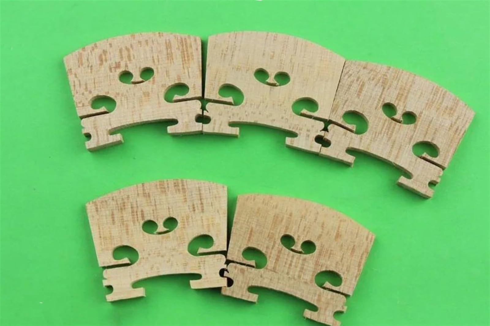Piezas De Violín 30 Piezas De Puentes De Violín De Madera De Arce Piezas Y Accesorios Para Violín 4/4