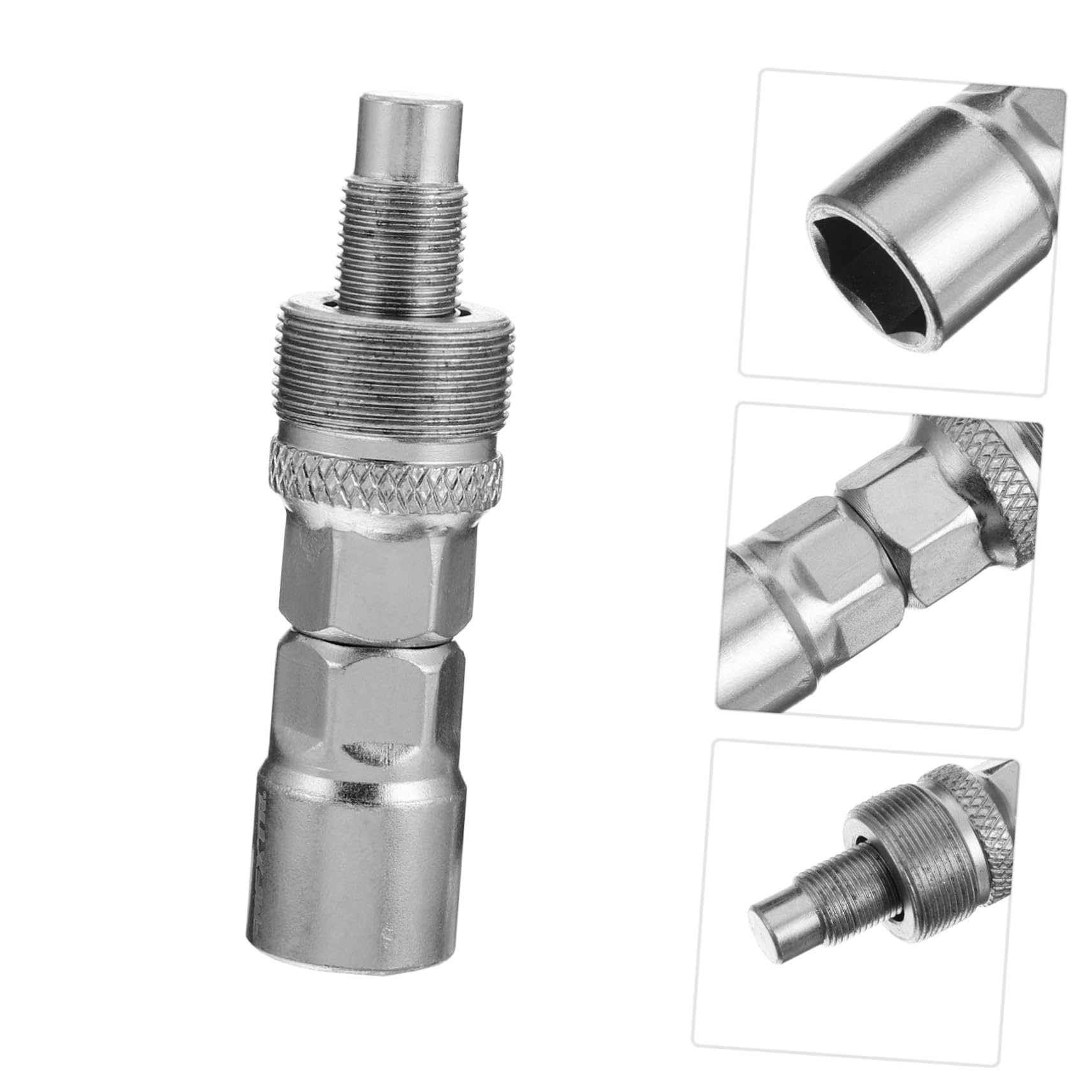 HANABASS Extractor de Bielas de Bicicleta de Herramienta con Cabeza Desmontable para Reparación de Cigueñales Compatible con Bielas de Cuadrante y Estriado