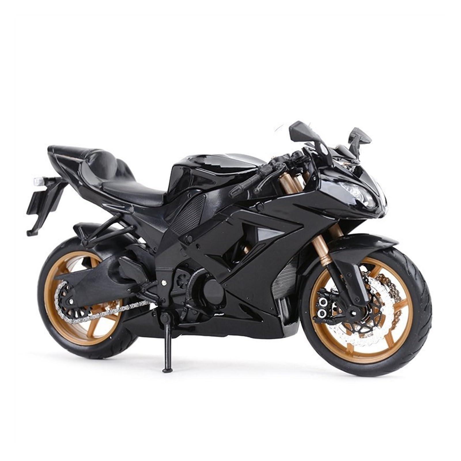 SEYXF Motorbike Toy for Kawasaki Ninja ZX-10R Black Die Cast Vehicles Birthday Gift Toys Collection 1:12